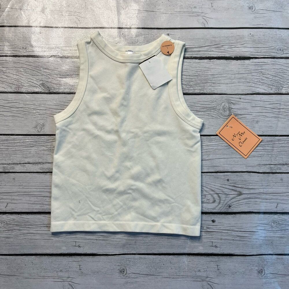 New Mix Classic White Tank Top